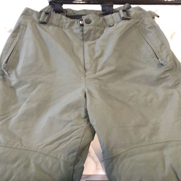 EUC Black Dot Snow Pants w Suspenders Sz. YXL - Picture 3 of 8